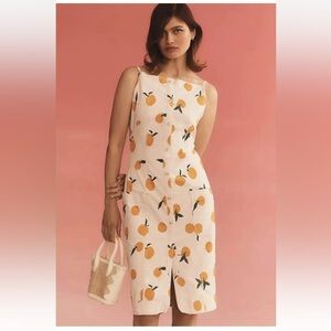 Anthropologie Maeve Colette Dylan Mierzwinski Midi Dress Size SP